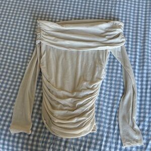 Abercrombie & Fitch Cream Top